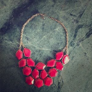 Vibrant red necklace